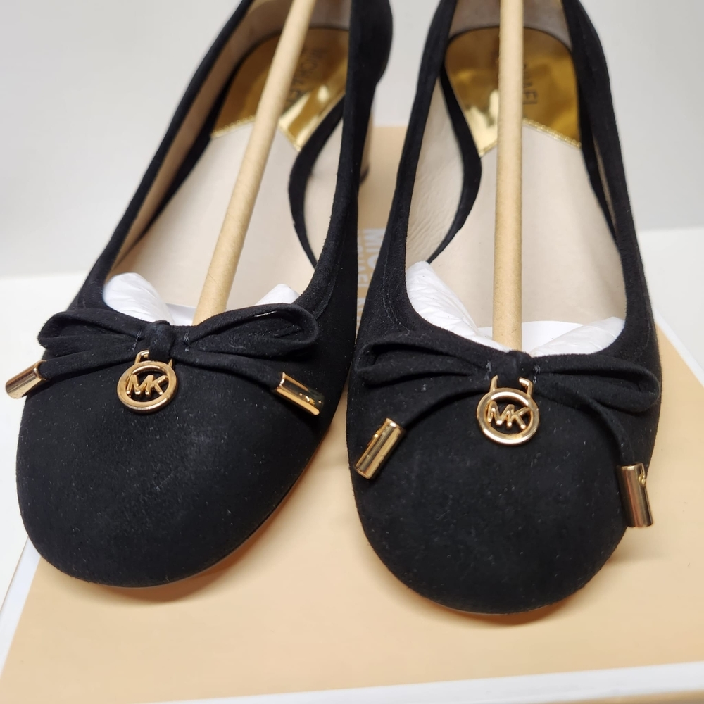Michael kors melody mid pump black Suede